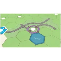 Age Of Steam Deluxe – Acrylic Track Tiles -Jeux De Société Age of Steam Deluxe Acrylic Track Tiles 1