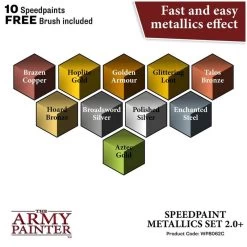 Army Painter – Speedpaint Metallic Set 2.0 -Jeux De Société Army Painter Speedpaint Metallic Set 2.0 1