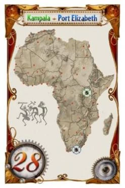 Les Aventuriers Du Rail – Africa -Jeux De Société Aventuriers du Rail Map Collection Africa2 1