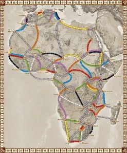 Les Aventuriers Du Rail – Africa -Jeux De Société Aventuriers du Rail Map Collection Africa4 1