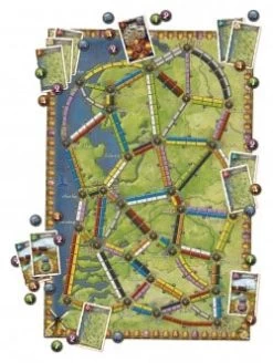 Les Aventuriers Du Rail – Pays-Bas -Jeux De Société Aventuriers du Rail Map Collection Pays Bas 62 1