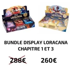 Disney Lorcana – Bundle Display Chapitre 1 ET 3
