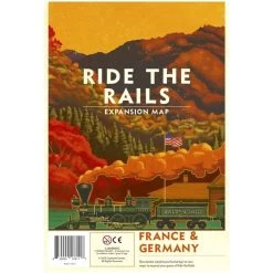 Ride The Rails – France & Germany Expansion Map -Jeux De Société France Germany Expansion Map 20