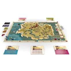 Ride The Rails – France & Germany Expansion Map -Jeux De Société France Germany Expansion Map 21