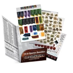 Gloomhaven Les Mâchoires Du Lion – Set De Vignettes Amovibles -Jeux De Société Gloomhaven Les Machoires du Lion Removable Sticker Set 1