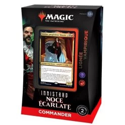 Magic The Gathering – Innistrad Noce Ecarlate Commander Deck Lignée Vampirique -Jeux De Société MTG – Innistrad Noce Ecarlate Commander Deck Lignee Vampirique