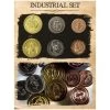 Pack Pièces Métal Industrielle -Jeux De Société Pack Pieces Metal Industrielle 00