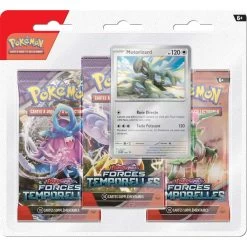 EV05 Force Temporelles – Tripack Motorizard/Melo -Jeux De Société pokemon ev05 pack 3 boosters motorizard