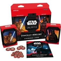 Star Wars Unlimited – Etincelle De Rébellion Kit De Démarrage 2 Joueurs -Jeux De Société star wars unlimited etincelle de rebellion kit de demarrage 2 joueurs 1